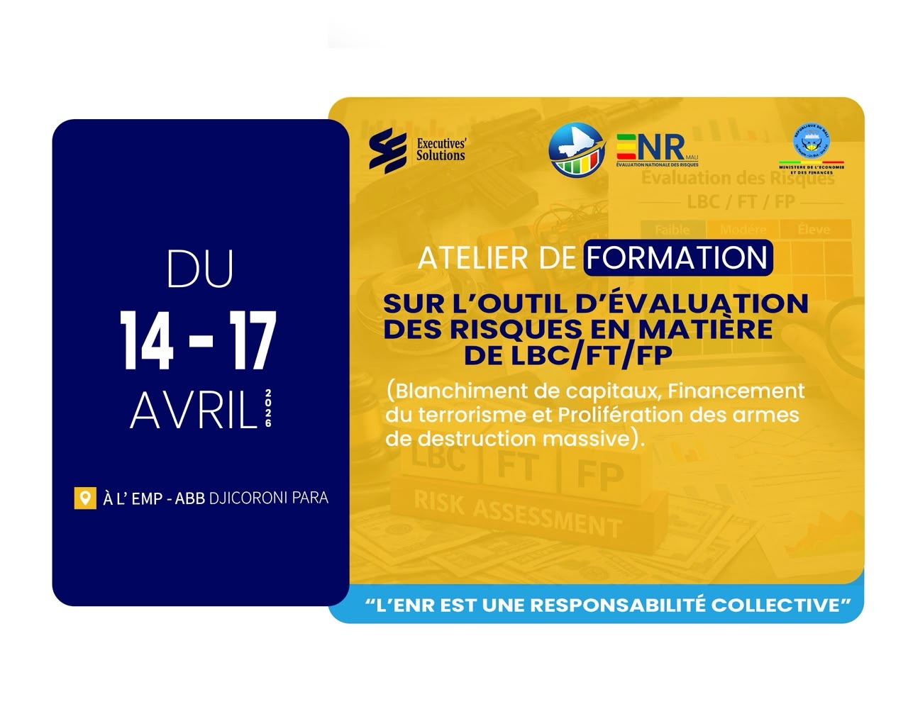 Évaluation nationale des risques (ENR) — Executive Solution